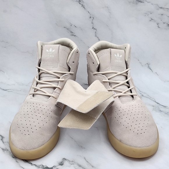 Adidas - Tubular Invader Strap Sneakers - Beige - US 7½ - Picture 9 of 16